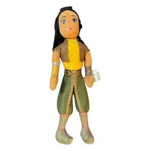 Disney Raya and The Last Dragon 10" Stuffed Plush Doll Toy Just Play No Cape‎